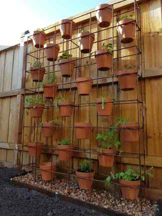 Vertical Plant Stand: $190 (+ $95 for pots)